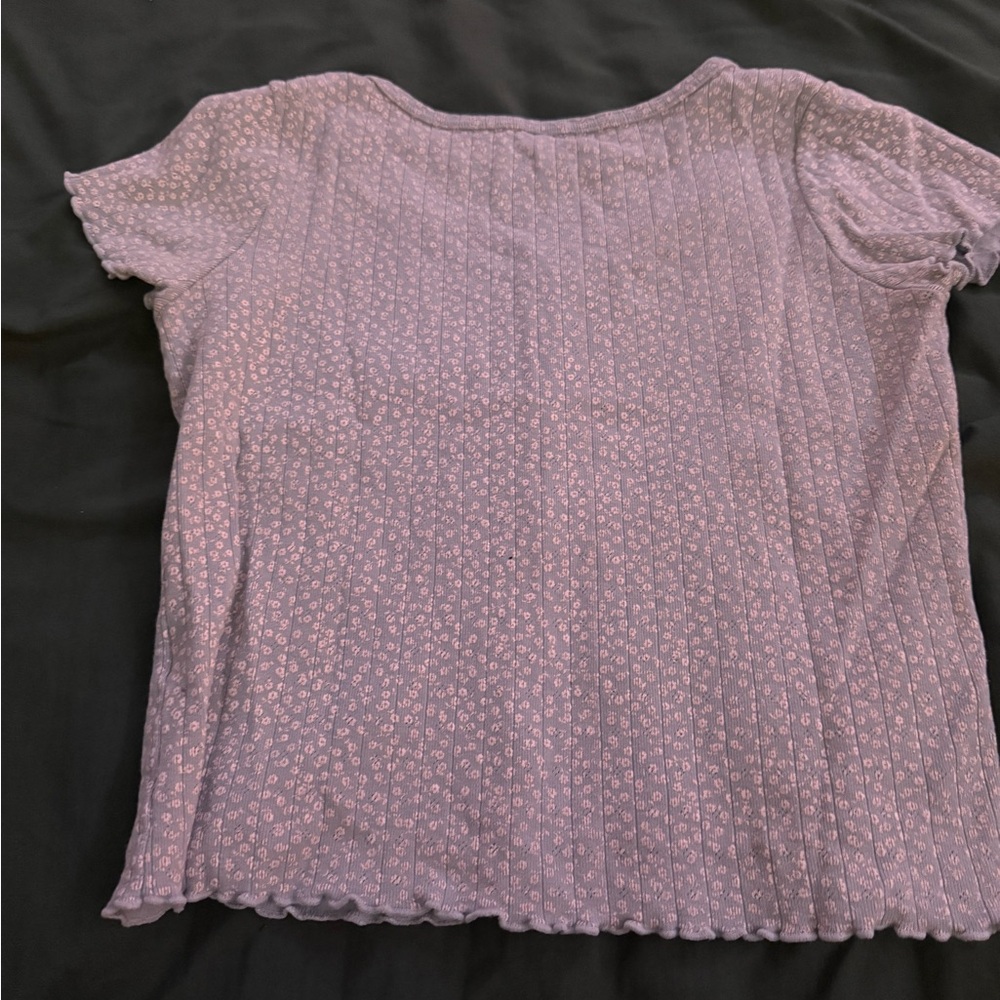 Wild Fable Pink Smocked Short Sleeve Blouse